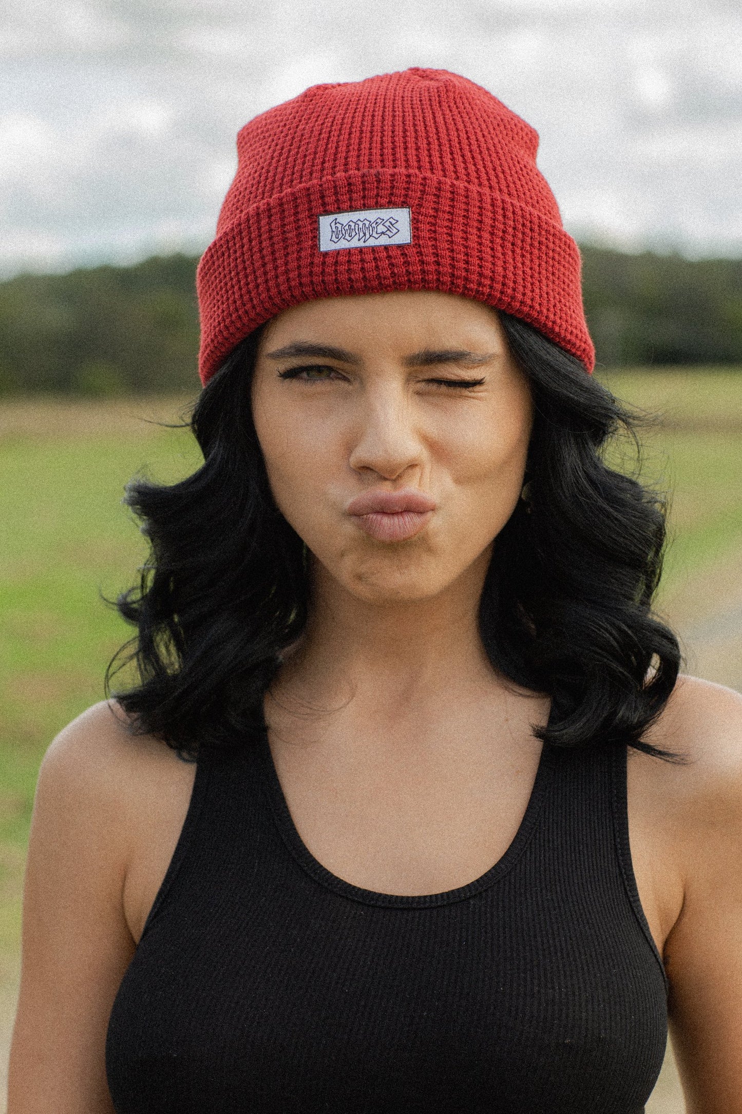 Rusty steeze - Waffle Knit Beanie